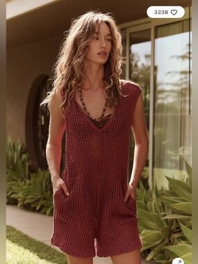 Free people Mariella fauxchet romper